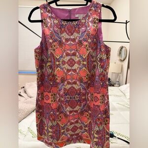 London Times Pink and Black Dress